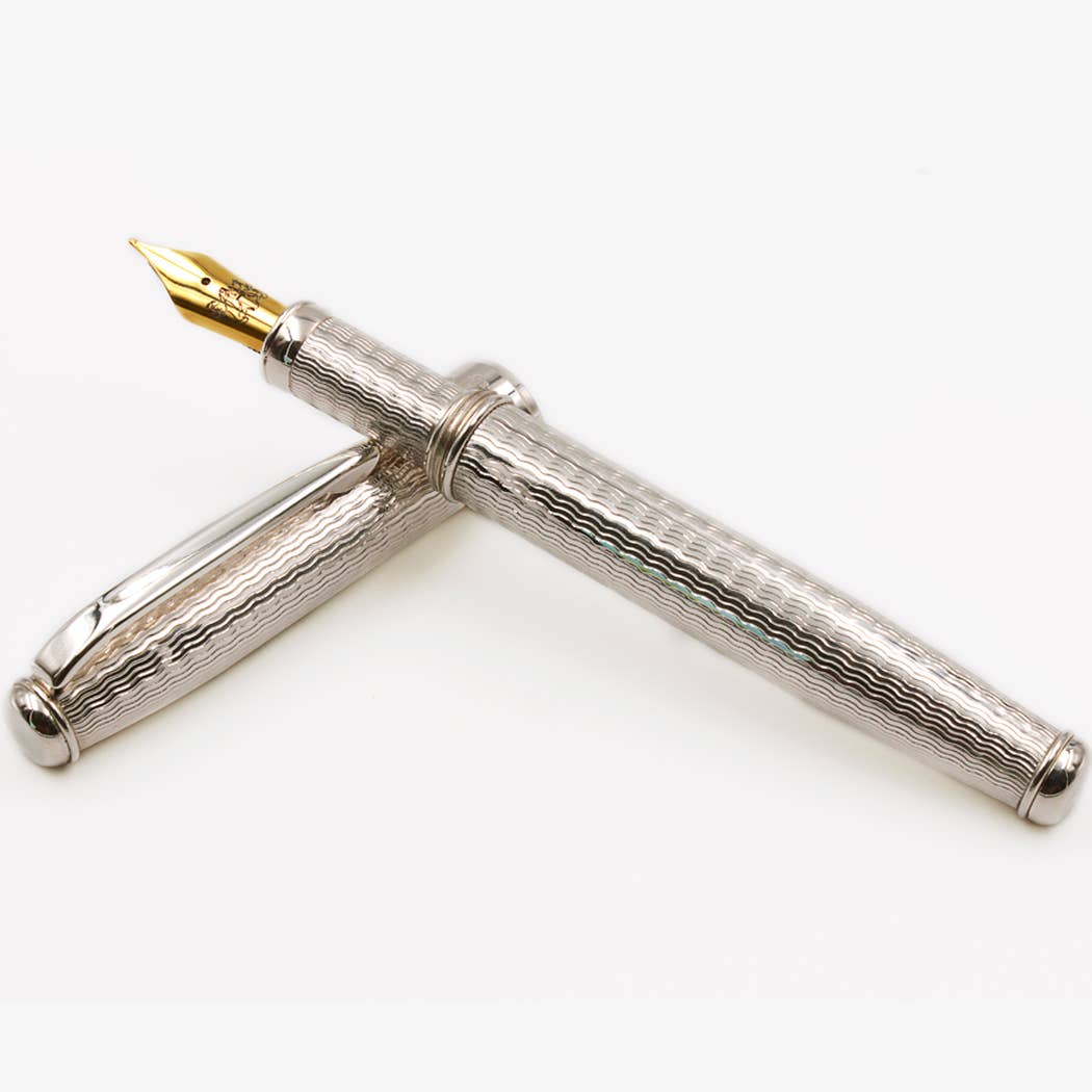 Artisan Fountain Pen Silver 925 Moiré