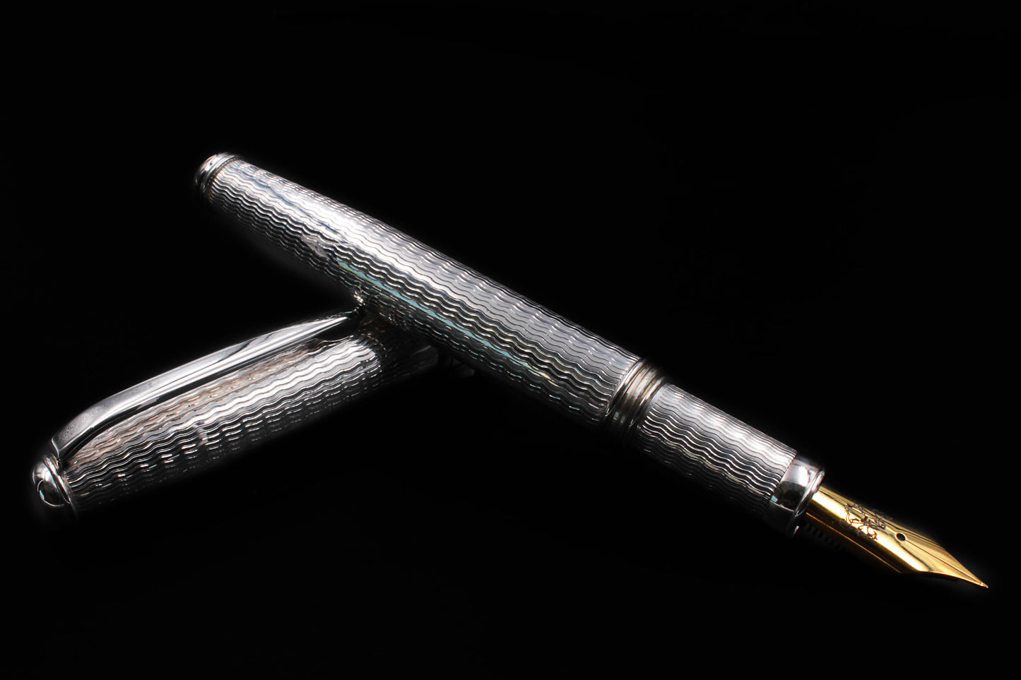 Artisan Fountain Pen Silver 925 Moiré