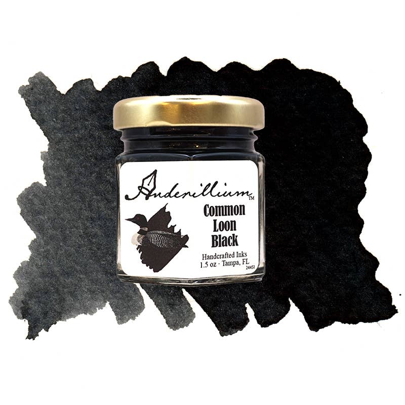 Anderillium™ artisan-made fountain pen ink 1.5 oz for writing and drawing