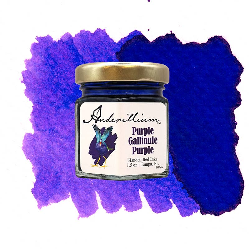 Anderillium™ artisan-made fountain pen ink 1.5 oz for writing and drawing