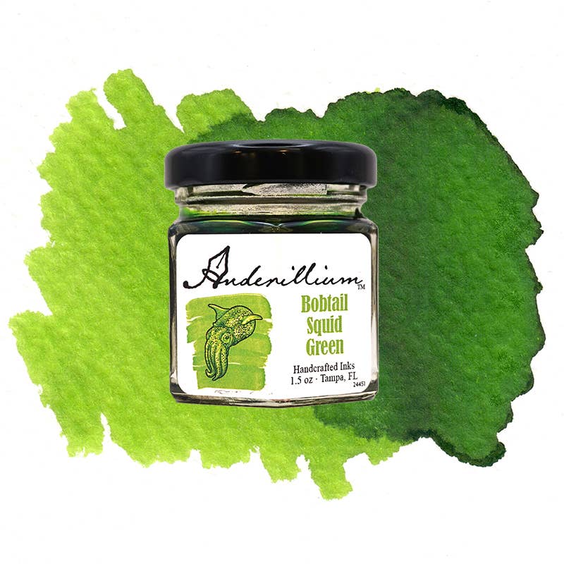 Anderillium™ artisan-made fountain pen ink 1.5 oz for writing and drawing