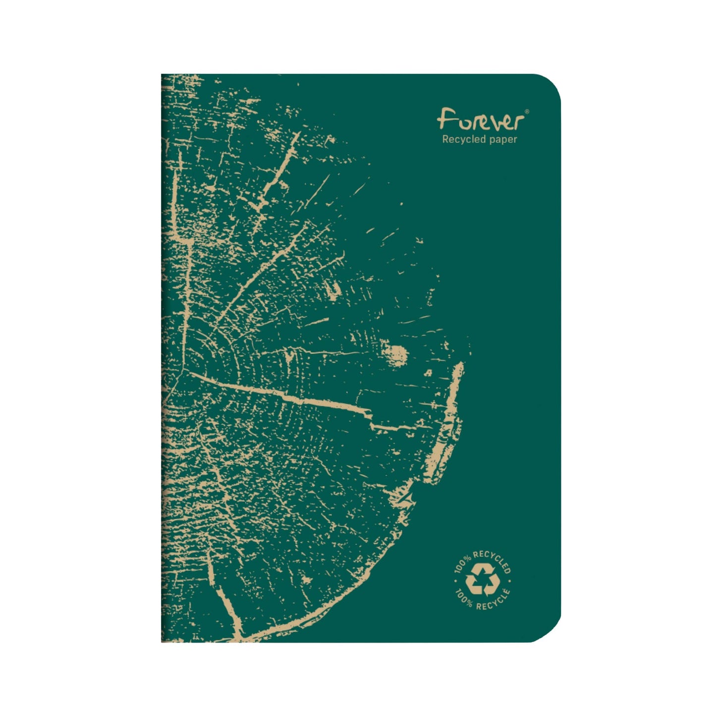 Clairefontaine staple-bound "Forever" 100% recycled lined notebook